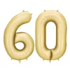 Pezsgő arany 60 szám fólia lufi