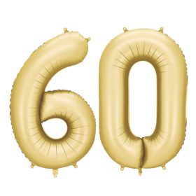 Pezsgő arany 60 szám fólia lufi