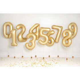 Pezsgő arany 60 szám fólia lufi