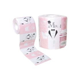 Mr és mrs esküvői wc papír