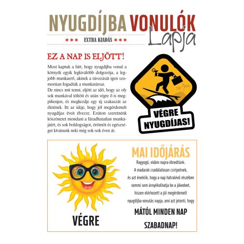 Színes nyugdíjas újság