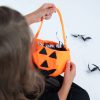 Halloween tökös édesség gyűjtő táska