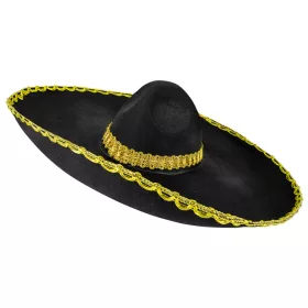 Fekete-arany sombrero kalap