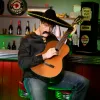 Fekete-arany sombrero kalap