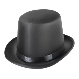 Fekete cilinder kalap 15 cm magas