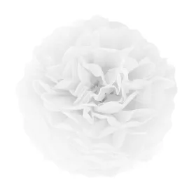 Fehér papír pompom 35 cm