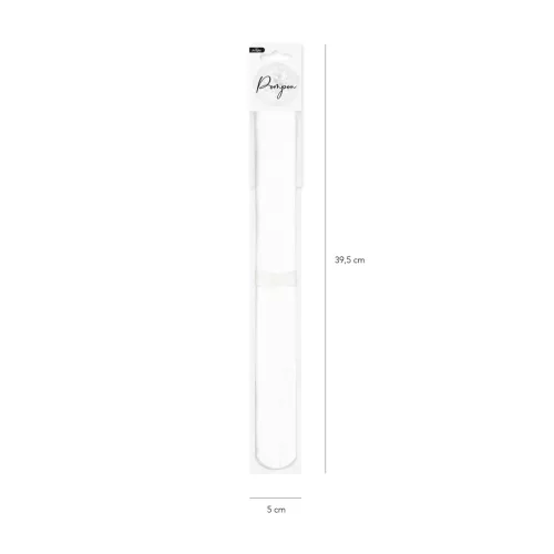Fehér papír pompom 35 cm