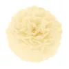 Ekrü papír pompom 35 cm