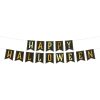 Fekete-arany happy halloween felirat