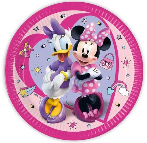 Minnie egér junior papír tányér 8 db