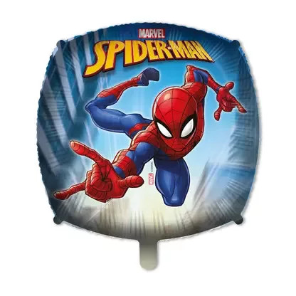 Négyzet marvel pókember fólia lufi