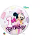 Első szülinapi minnie egeres bubble lufi