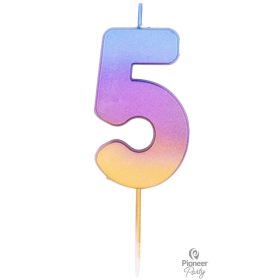 5-ös színes ombre gyertya