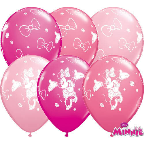 Minnie egér mintás lufi 6 db