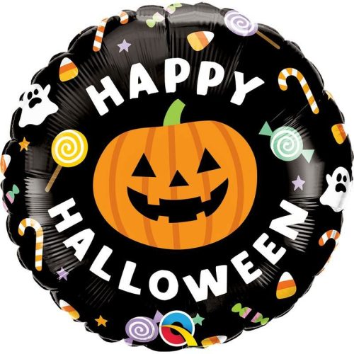 Vidám happy halloween fólia lufi