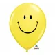 Sárga smile arc lufi 40 cm