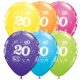 20. szülinapi lufi tropical 5 db