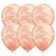 Rose gold boldog születésnapot lufi