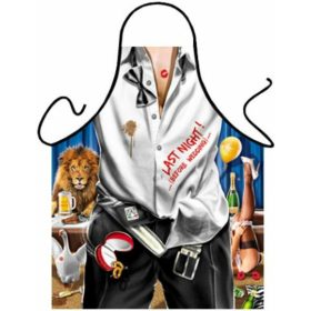 Legénybúcsú kötény utolsó este