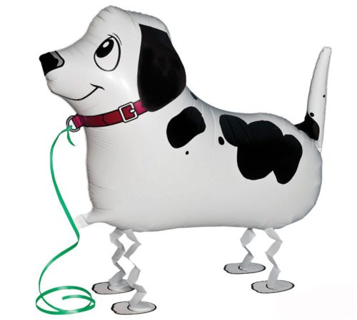 Dalmata sétáló fólia lufi
