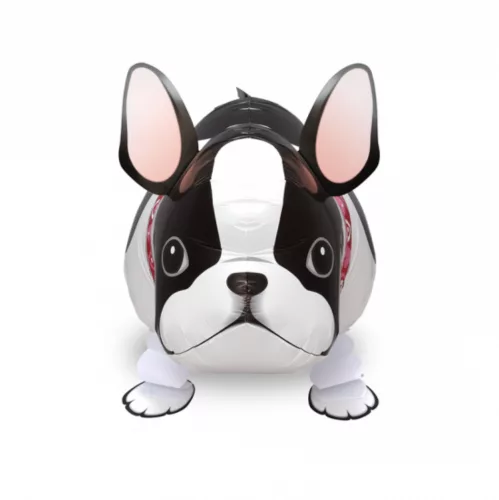 Francia bulldog sétáló fólia lufi