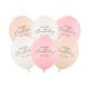 6 db-os vidám pasztell happy birthday to you latex lufi