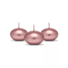 Metál rose gold úszógyertya