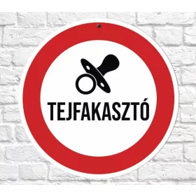 Tejfakasztó sebességkorlátozó tábla