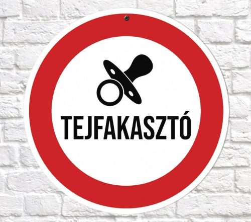 Tejfakasztó sebességkorlátozó tábla