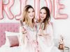 Fehér rose gold team bride szalag