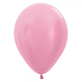 Pearl pink gyöngyház rózsaszín latex lufi 30 cm