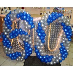 60 születésnapra lufiszám