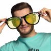 Óriás fekete party szemüveg