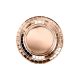 Rose gold papír tányér 6 db