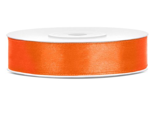 Narancs szatén szalag 12 mm