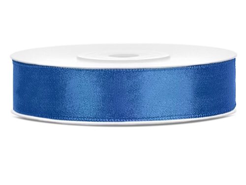 Királykék szatén szalag 12 mm
