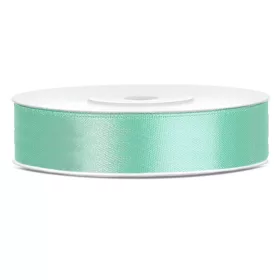 Mentazöld szatén szalag 12 mm