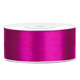 Magenta szatén szalag 25 mm