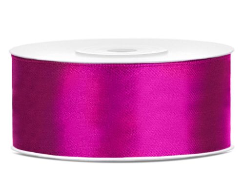 Magenta szatén szalag 25 mm