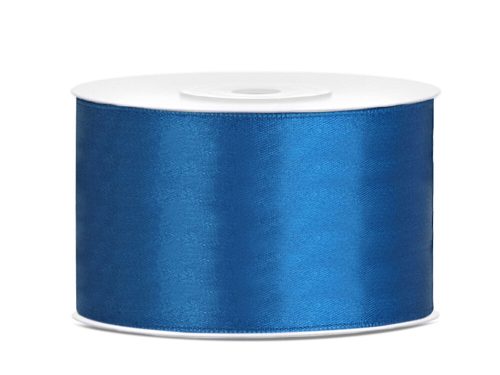 Kék szatén szalag 38 mm