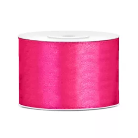 Pink szatén szalag 5 cm