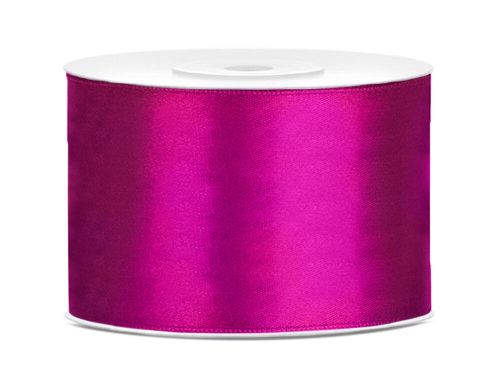 Magenta szatén szalag 5 cm
