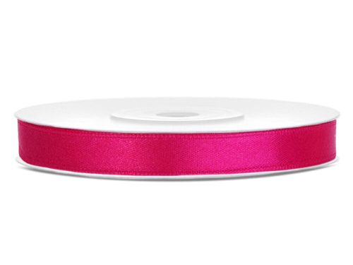 Pink szatén szalag 6 mm