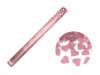 Rose gold szíves konfetti ágyú 60 cm