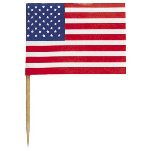 Amerikai zászlós falatka pálcika 30 db