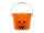 Narancssárga tök figurás halloween vödör