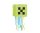Zöld pixel pinata