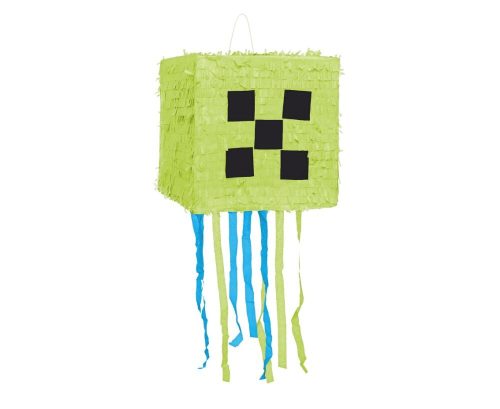Zöld pixel pinata